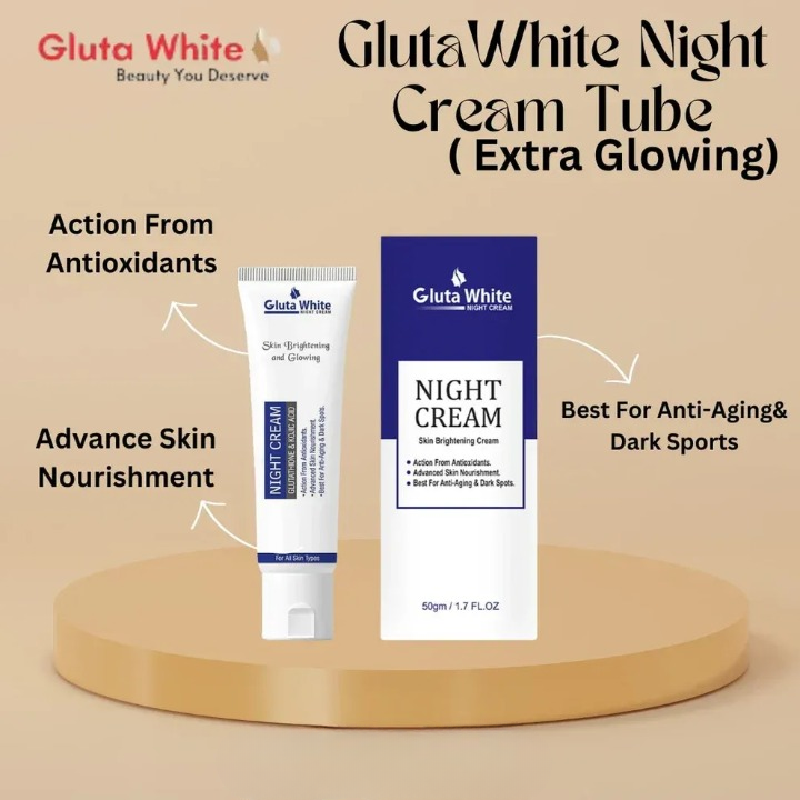 Gluta White Night Cream اگر 7 دن کے اندر آپ کو نتائج حاصل نہ ہوں تو آپ مکمل رقم واپس حاصل کر سکتے ہیں۔