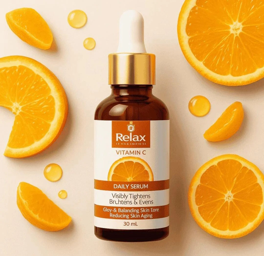 Buy 1 Get 1 Free Relax Vitamin C Serum اگر 7 دن میں نتائج نہ ملیں تو مکمل رقم واپس