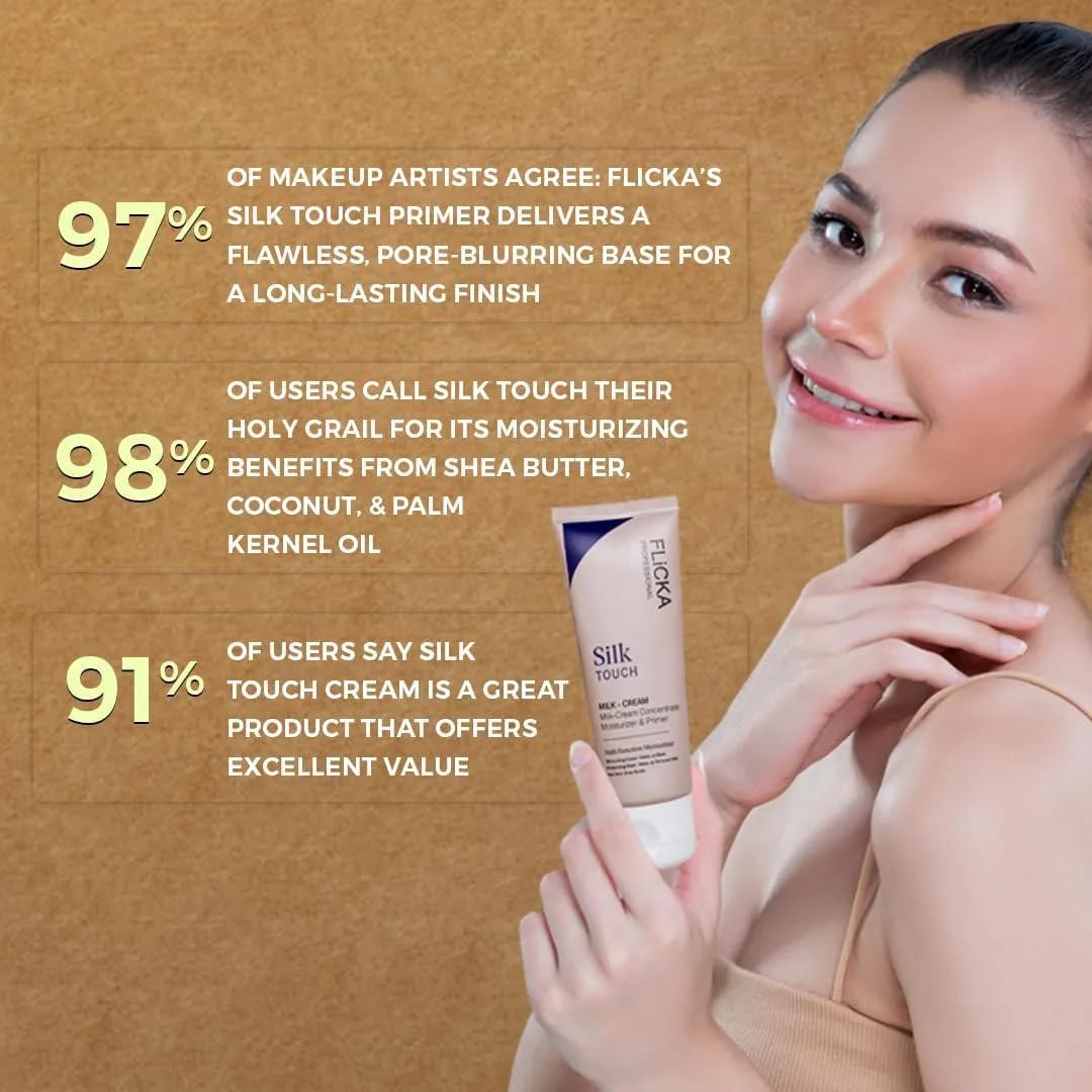 Flicka Silk Touch l Concentrate - Primer and Moisturizer BUY ONE GET ONE FREE