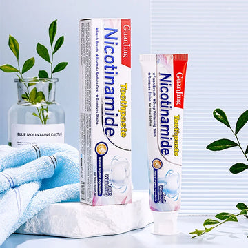 Nicotinamide Toothpaste for Deep Teeth Whitening  اگر 7 دن میں نتائج نہ ملیں تو مکمل رقم واپس